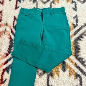 Gap jeans, size 4, green, good condition, smoke free/pet friendly home